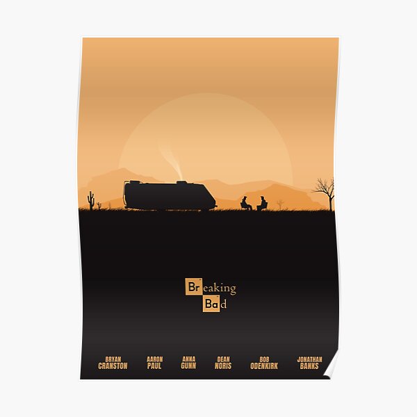 Breaking Bad minimalistisches Plakat Poster