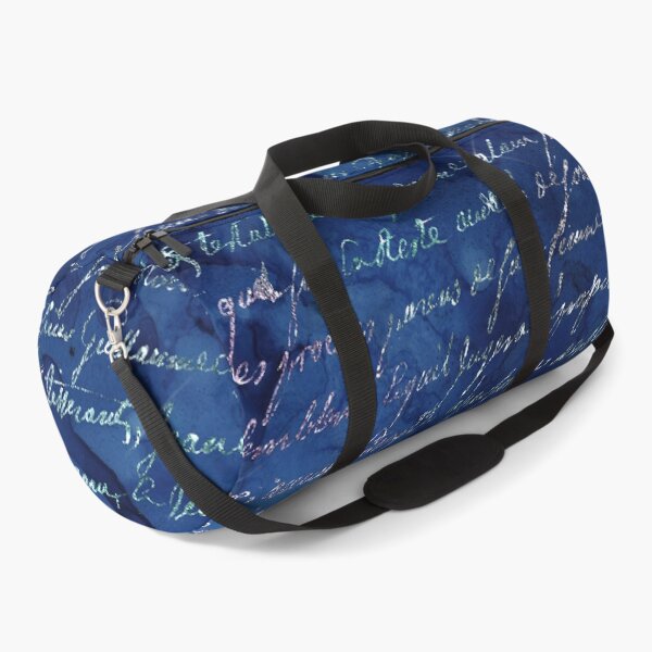 Item preview, Handwriting in Mermaid Glitter on Indigo Background designed and sold by ReesDesigns.