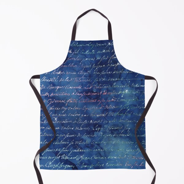 Item preview, Handwriting in Mermaid Glitter on Indigo Background designed and sold by ReesDesigns.