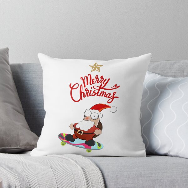 Aperçu de l'œuvre Christmas Skateboarding Santa Noel T-shirts créée et vendue par Shirtssprea.