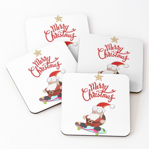 Artikelvorschau, Weihnachts-Skateboarding Santa Noel T-Shirts entworfen und verkauft von Shirtssprea.