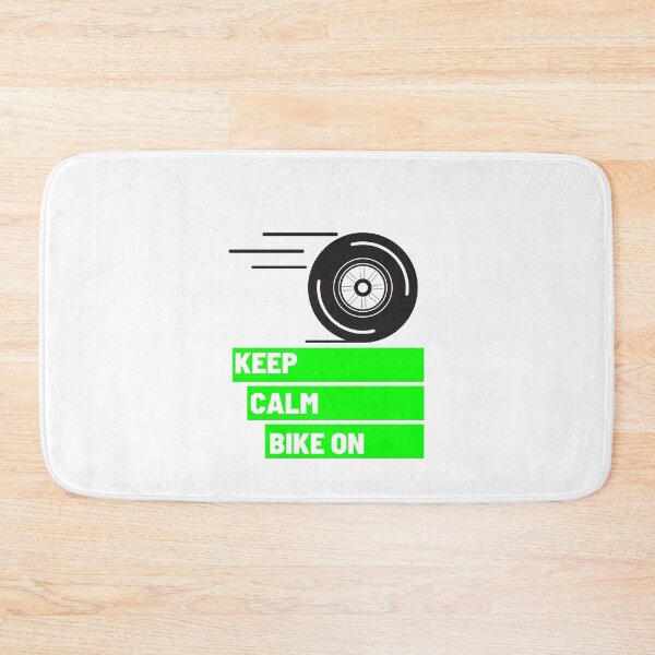 Item preview, Keep Calm Bike on Green Wheel 5 designed and sold by kyds.