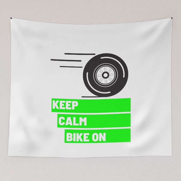 Item preview, Keep Calm Bike on Green Wheel 5 designed and sold by kyds.