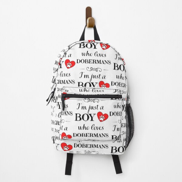 Item preview, Just a BOY who loves DOBERMANS quote Funny DOBERMAN saying designed and sold by OneTimeEngineer.
