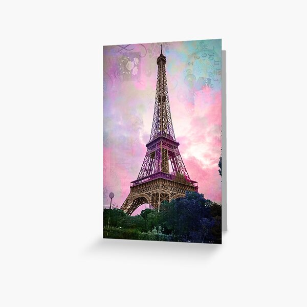 Item preview, Vintage Eiffel Tower Butterfly Stamps Paris France designed and sold by gologodesigns.