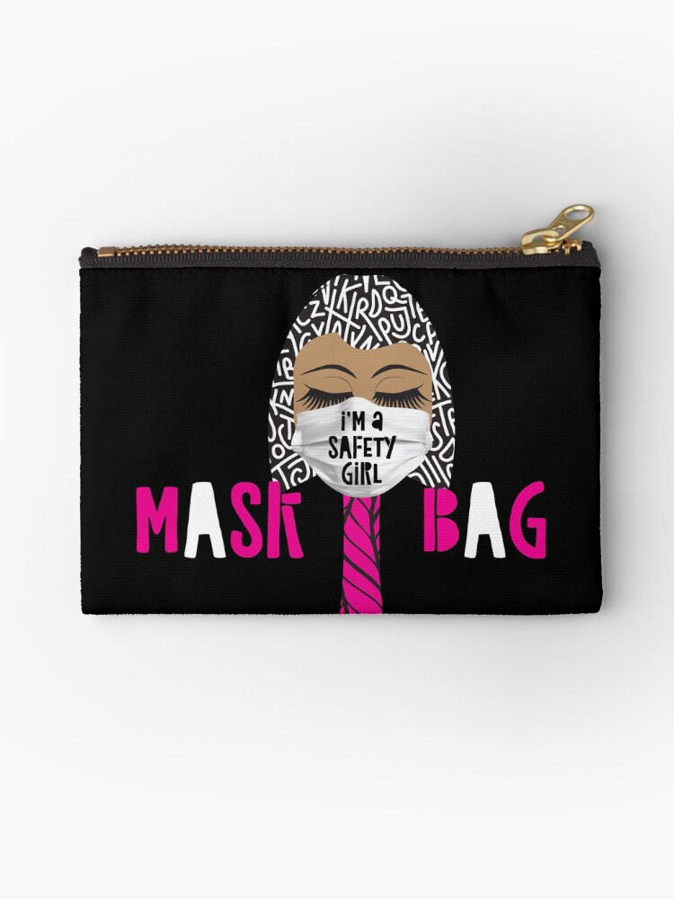 Thumbnail 1 of 4, Zipper Pouch, I'm A Safety Girl designed and sold by 6256design.