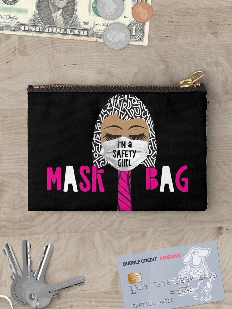 Thumbnail 3 of 4, Zipper Pouch, I'm A Safety Girl designed and sold by 6256design.