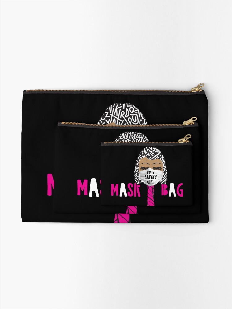 Thumbnail 2 of 4, Zipper Pouch, I'm A Safety Girl designed and sold by 6256design.