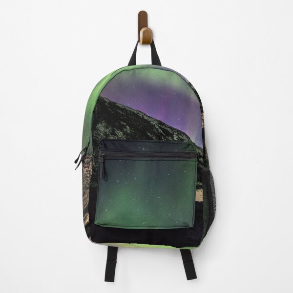 Item preview, Beautiful Green and Purple Northern Lights under the Moon Light designed and sold by Happiness Creators.