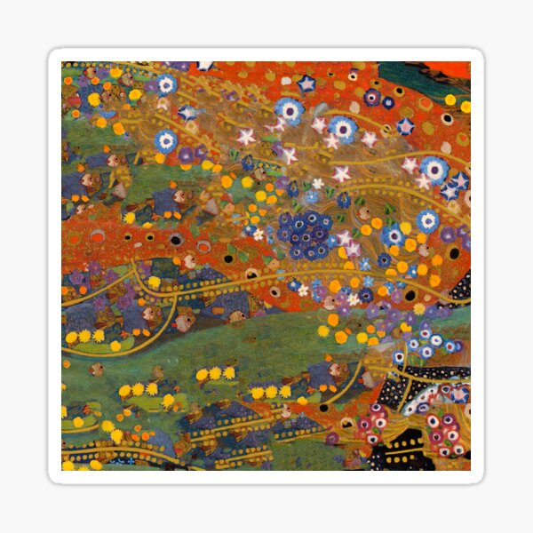 Aperçu de l'œuvre Conception de texture Gustav Klimt "Serpents d'eau II" créée et vendue par Alexandra Dahl.