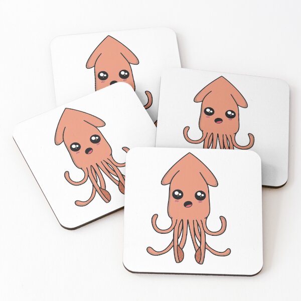 Item preview, Cartoon squid designed and sold by Timo Dubisar.