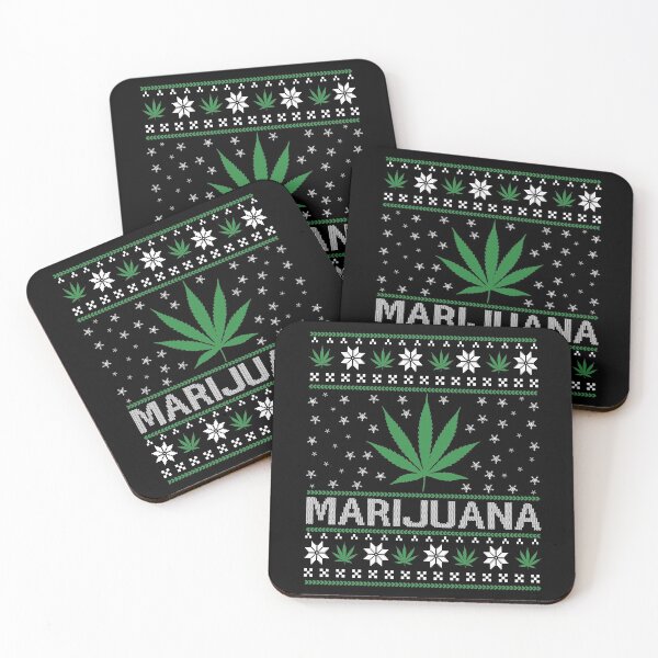 Item preview, Ugly Christmas Marijuana designed and sold by SiddharthaMoon.