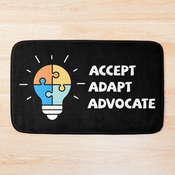 Item preview, Accept Adapt Advocate Education design designed and sold by kanugi.