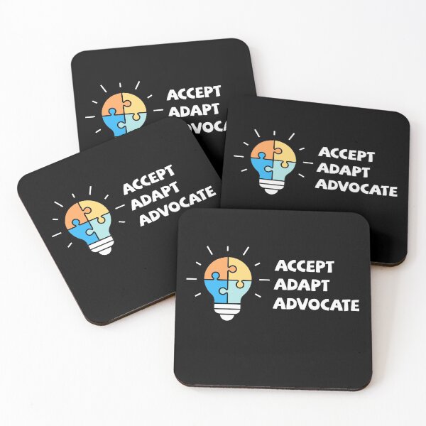 Item preview, Accept Adapt Advocate Education design designed and sold by kanugi.