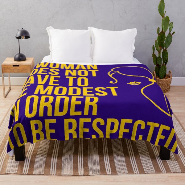 Item preview, A Woman Does Not Have To Be Modest In Order to Be Respected designed and sold by The Sober Art.