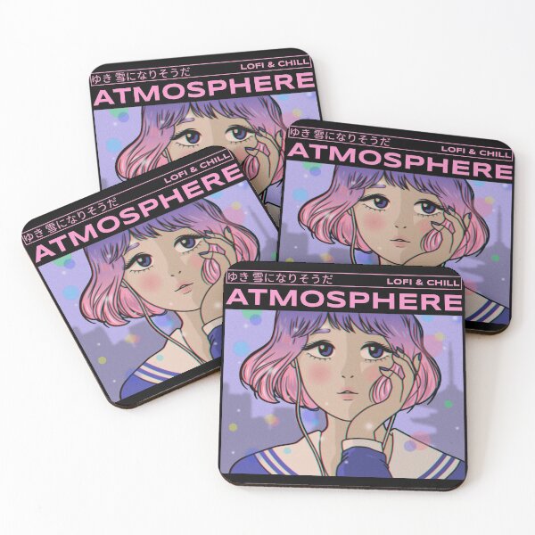Item preview, Lo Fi And Chill Anime Girl Album Cover designed and sold by Kawalicious.