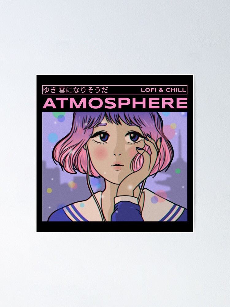 Cute Anime Girl Lofi Aesthetic Retro 90s Japanese Waifu Kawaii, an art  print by Andy Kah - INPRNT