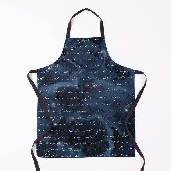 Item preview, Handwriting in Mermaid Glitter on Deep Navy Background designed and sold by ReesDesigns.