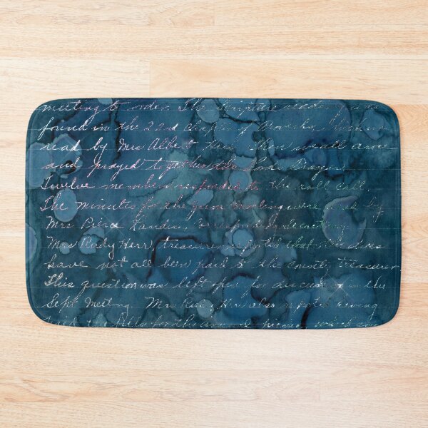 Item preview, Handwriting in Mermaid Glitter on Teal Background designed and sold by ReesDesigns.