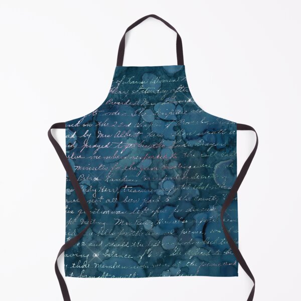 Item preview, Handwriting in Mermaid Glitter on Teal Background designed and sold by ReesDesigns.