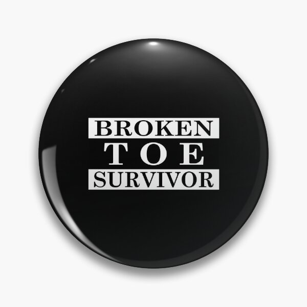 Item preview, Broken Toe Survivor Essential Classic Sticker And Shirt Design designed and sold by Glike.