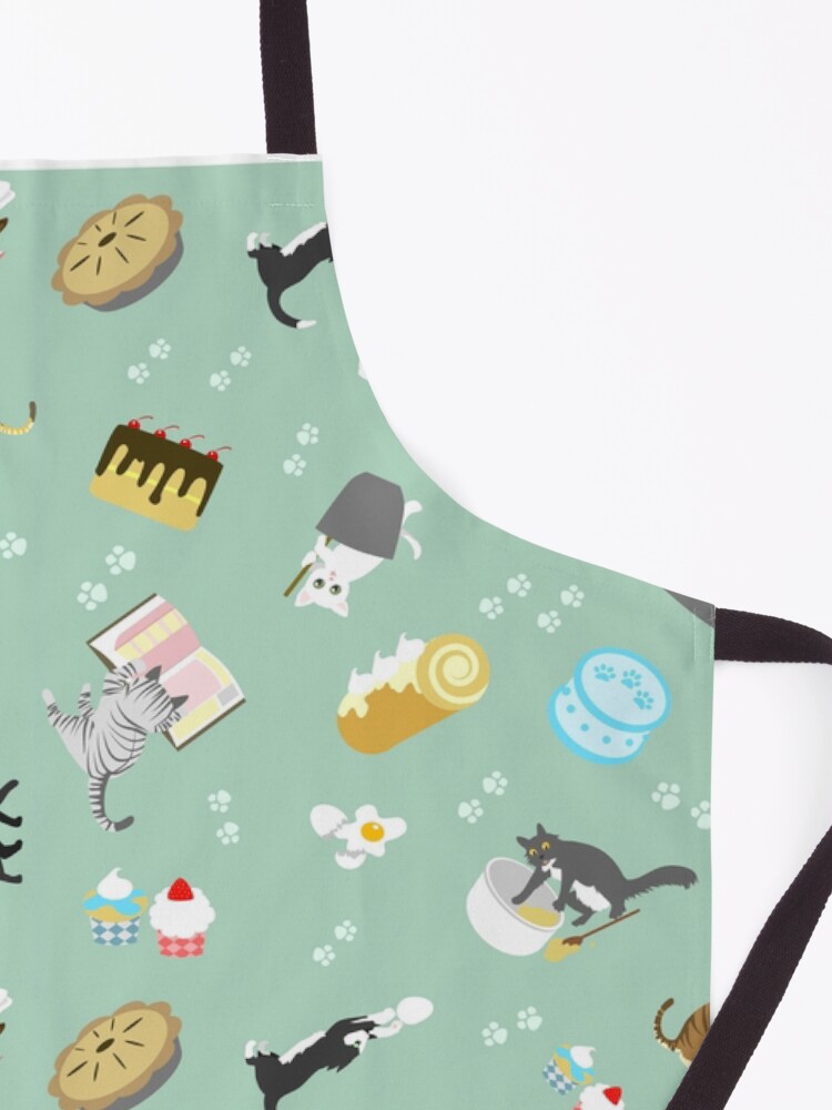 Alternate view of Cats Baking Cakes and other Sweets Apron