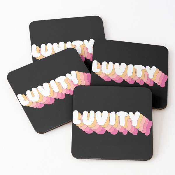 Item preview, CRAVITY - Luvity Fandom Name Pink Quote Text PINK PEACH designed and sold by SugarSaint.
