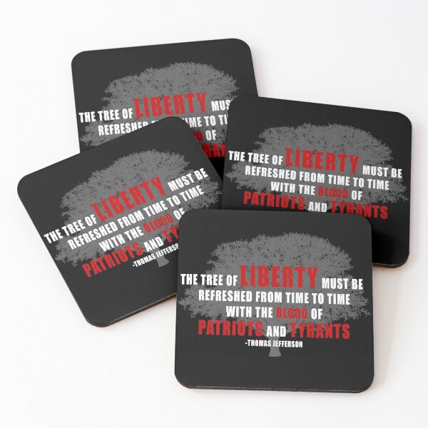 Item preview, Tree of Liberty Jefferson Patriots and Tyrants Quote  designed and sold by ArtOfRebellion.