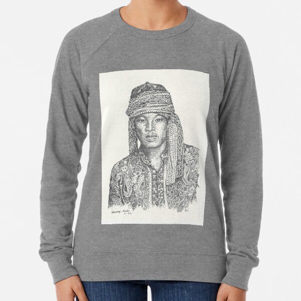 Gaze of a Man pointillism Lightweight Sweatshirt