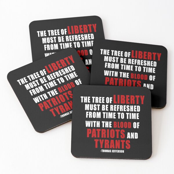 Item preview, Tree of Liberty Jefferson Patriots and Tyrants Quote  designed and sold by ArtOfRebellion.