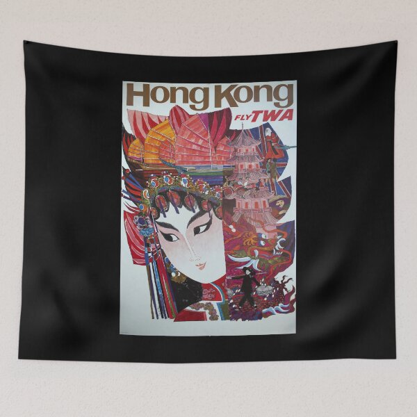 Item preview, retro classic Hong Kong poster designed and sold by CorasPosters.