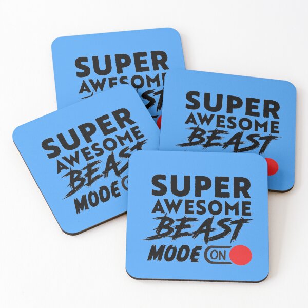 Item preview, Super awesome beast mode on funny graphic Illustration SVG designed and sold by LJWDesigns.
