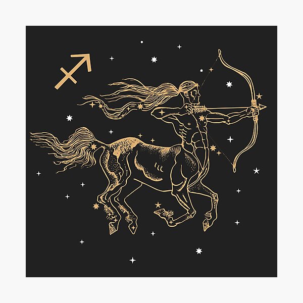 "A zodiac sign test, sagittarius" Photographic Print for Sale by