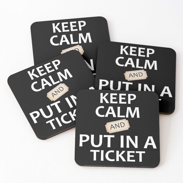 Item preview, KEEP CALM AND PUT IN A TICKET Help Desk And Tech Support designed and sold by e-z4k.