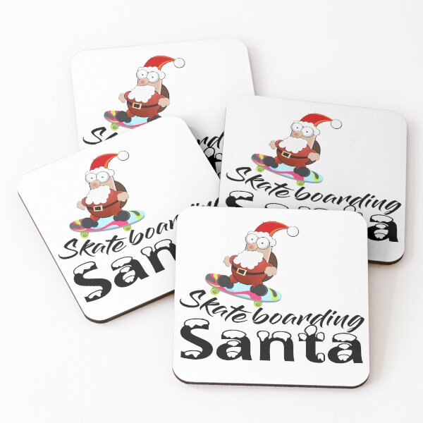Artikelvorschau, Weihnachts-Skateboarding Santa Noel T-Shirts entworfen und verkauft von Shirtssprea.