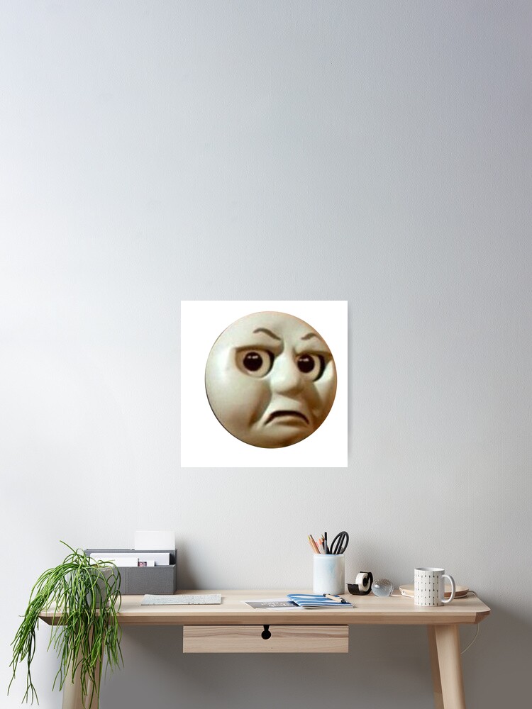 Thomas Train Face Poster