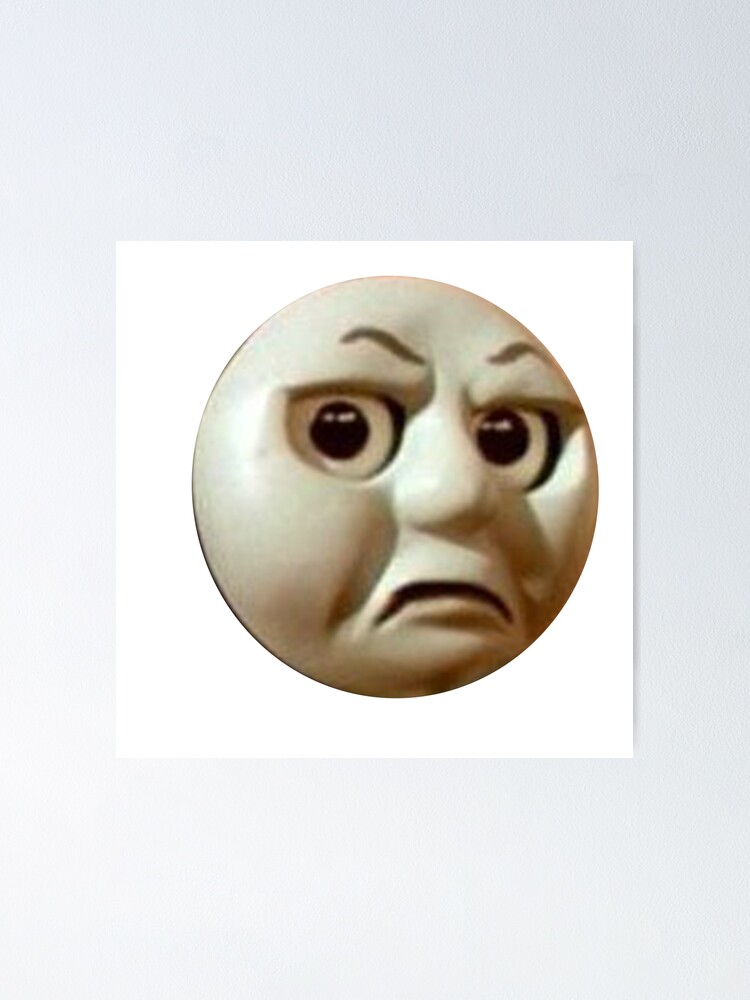 Thomas Train Face Poster