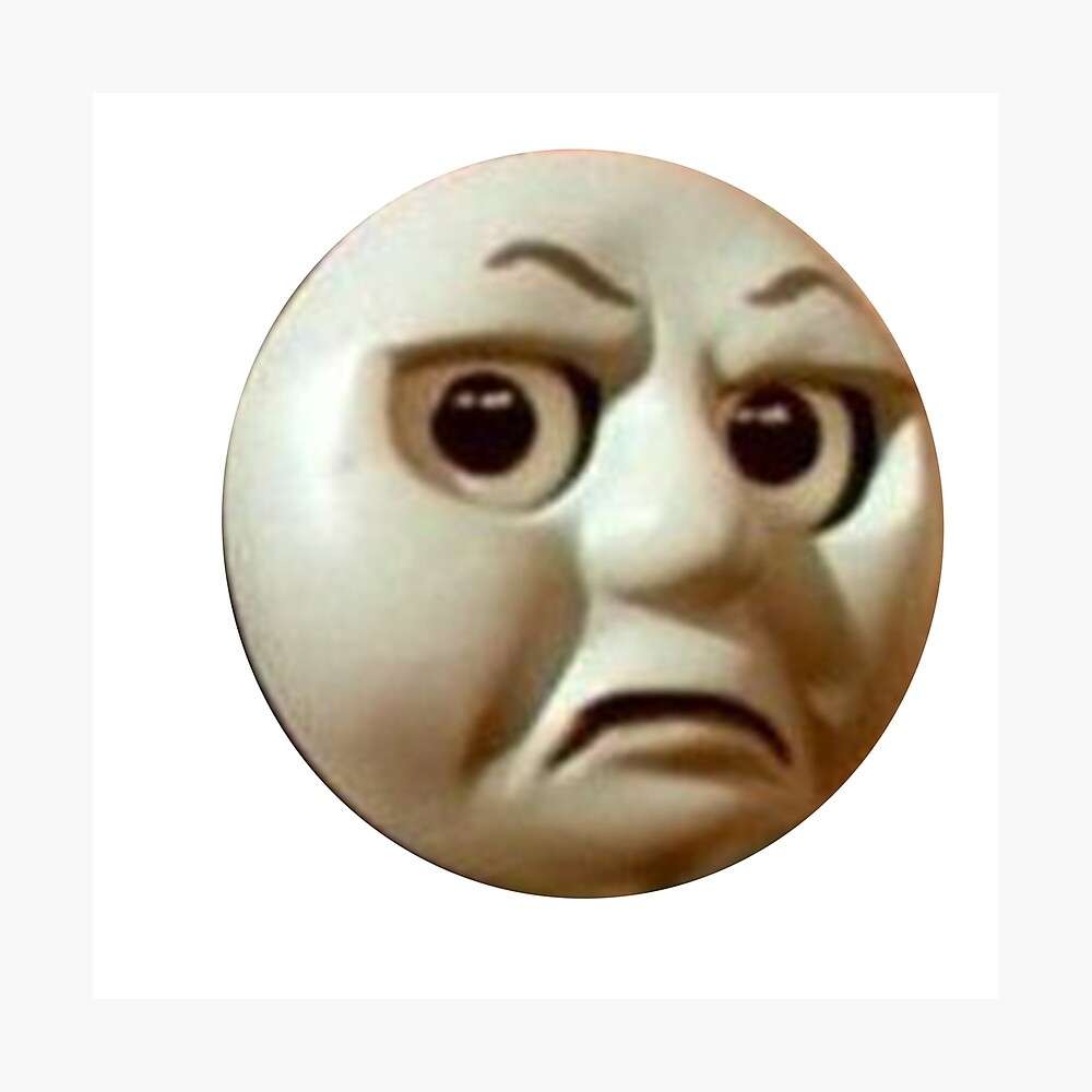 Thomas Train Face Poster