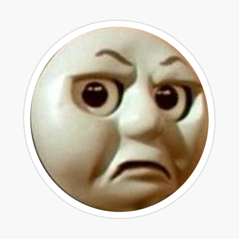 Thomas Train Face Poster