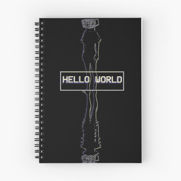 Item preview, Hello World Glitch Art designed and sold by HappyGengar.