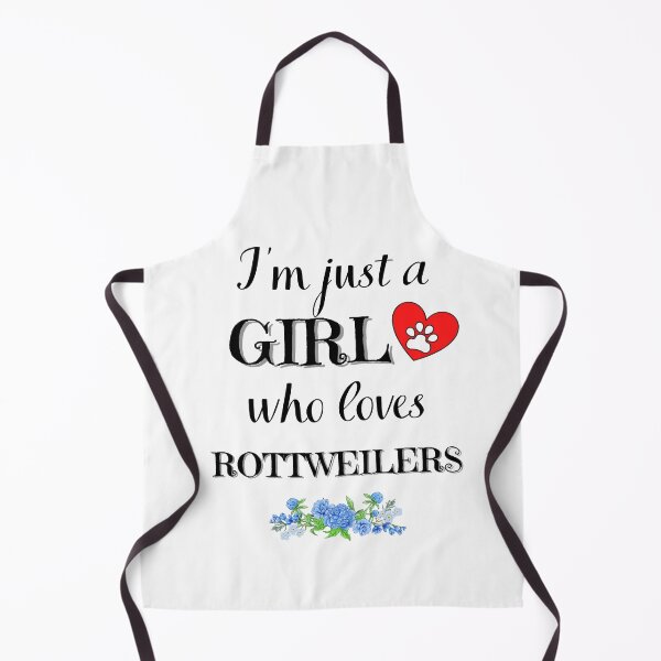 Item preview, Just a girl who loves rottweilers quote Funny rottweiler saying designed and sold by OneTimeEngineer.