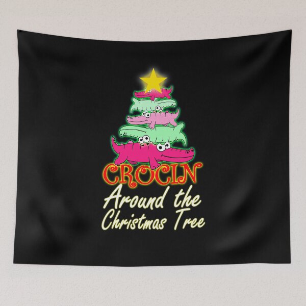 Item preview, Crocin Around The Christmas Tree designed and sold by ZenCloak.