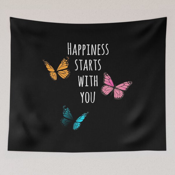 Item preview, Happiness starts with you butterflies designed and sold by ElBeDesigns.