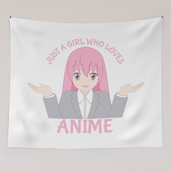Item preview, Just A Girl Who Loves Anime designed and sold by Mariv19.