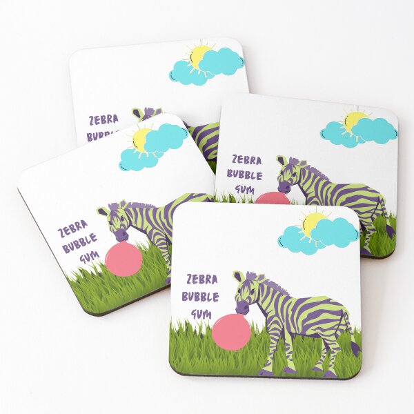Item preview, zebra bubble gum	 designed and sold by RoaaMagic.