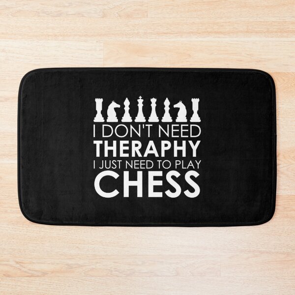 Item preview, Chess Therapy funny chess quotes Grandmaster Strategy designed and sold by Nessshirts.