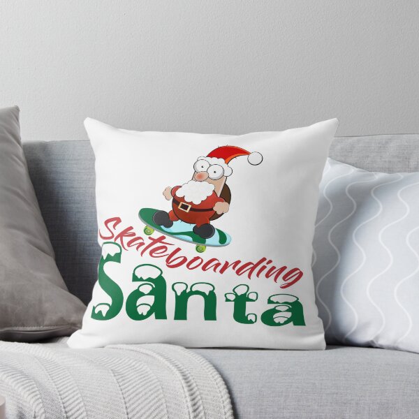Aperçu de l'œuvre Christmas Skateboarding Santa Noel T-shirts créée et vendue par Shirtssprea.