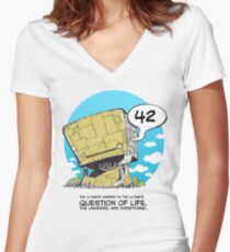 42 Women's Fitted V-Neck T-Shirt
