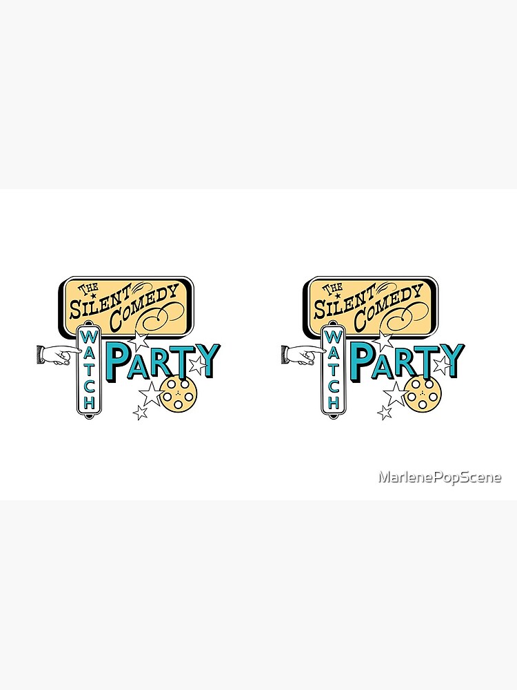 Thumbnail 6 of 6, Coffee Mug, Silent Comedy Watch Party designed and sold by MarlenePopScene.