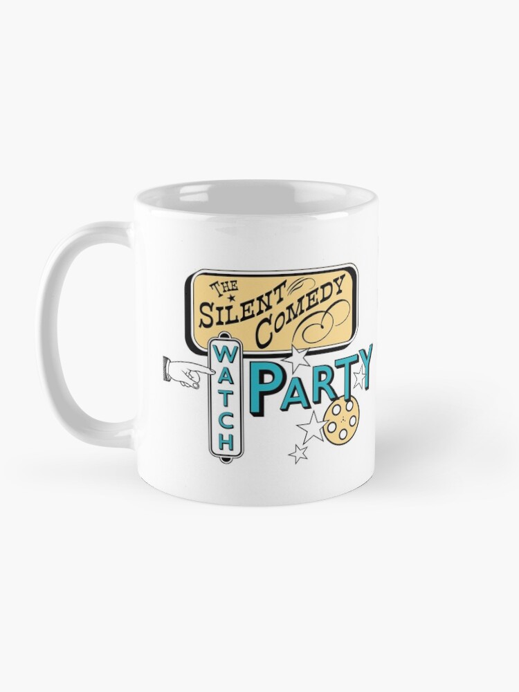 Thumbnail 3 of 6, Coffee Mug, Silent Comedy Watch Party designed and sold by MarlenePopScene.
